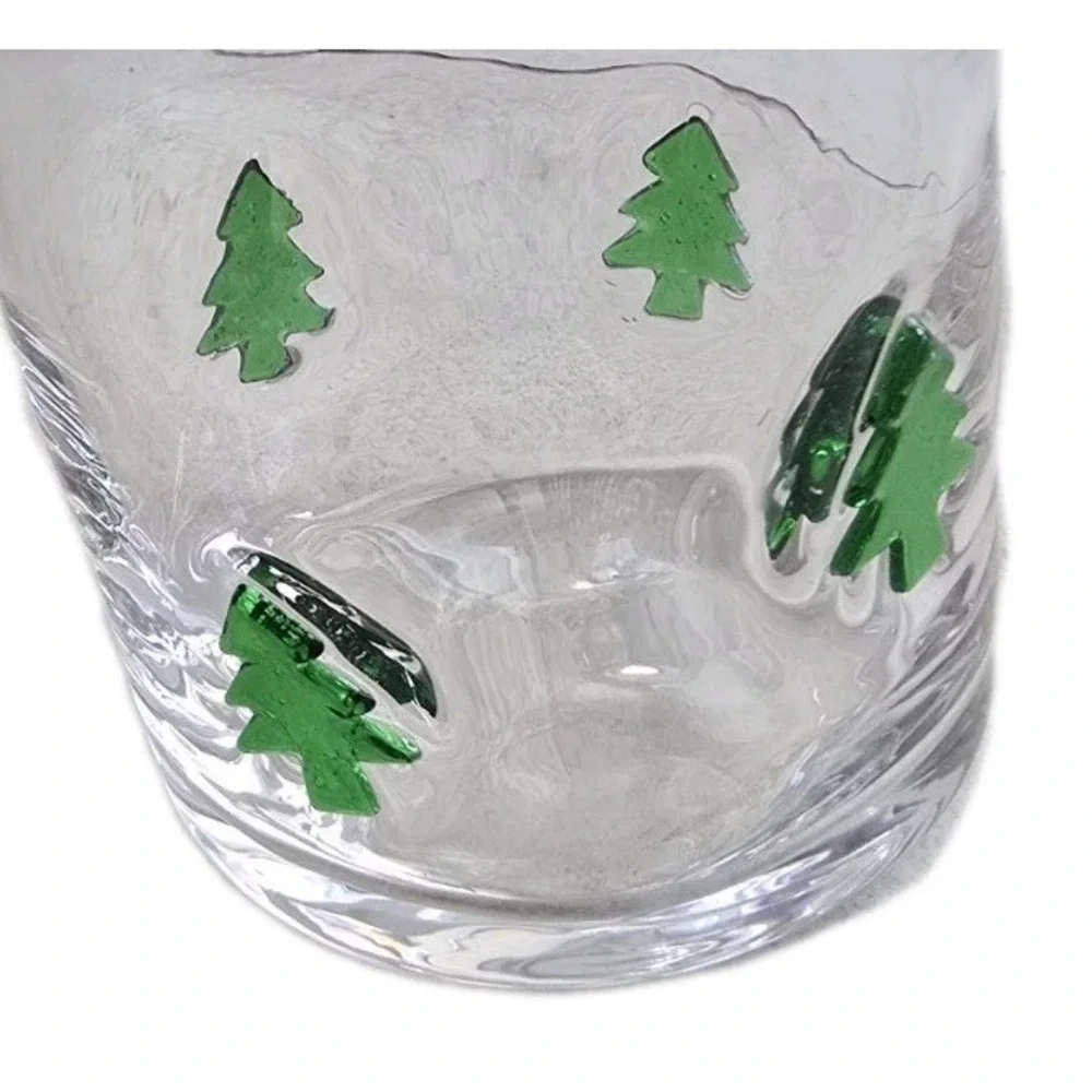 Slant Collections Christmas Glasses Double Old Fashioned Icon Handblown Cocktail
